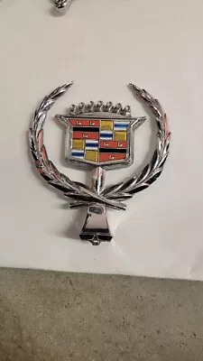$67 • Buy Vintage 1971-1978 Cadillac Hood Ornament Wreath Great Condition