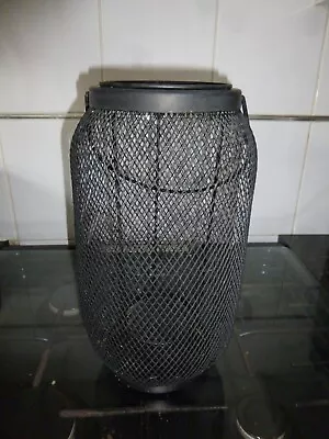 Black Mesh Garden Candle Holder • £3