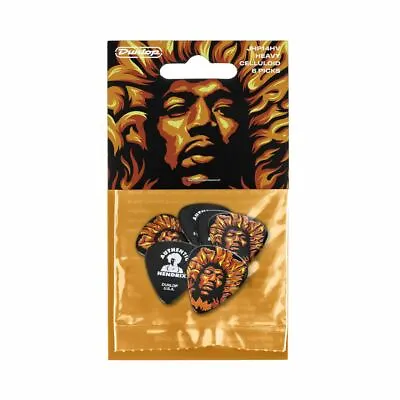 Dunlop Jimi Hendrix '69 Psych Series Voodoo Fire Guitar Pick 6 Pack • $9.99