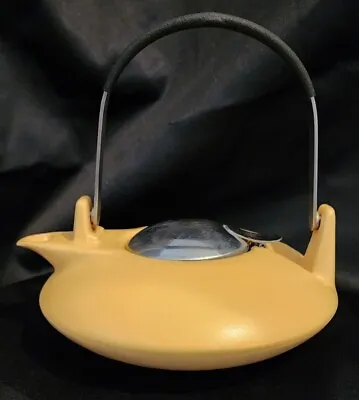 Beehive Atomic Teapot In Yellow Made In Japan Retro Mid Century Modern • $35