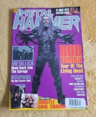 Metal Hammer Magazine Issue 57 1998 Rob Zombie Coal Chamber Metallica Rare • $29.99