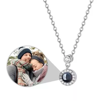 Personalised Photo Necklace Custom Projection Memorial For Gift Of Loverfriends • £12.11