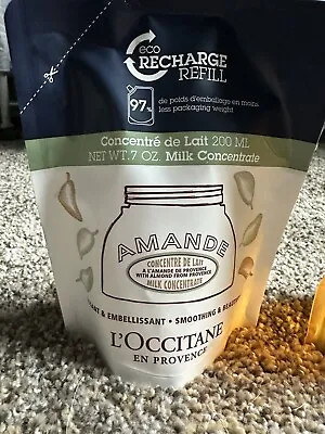 L'Occitane Refill Almond Milk Concentrate Body Lotion 200ml NEW • $49.99