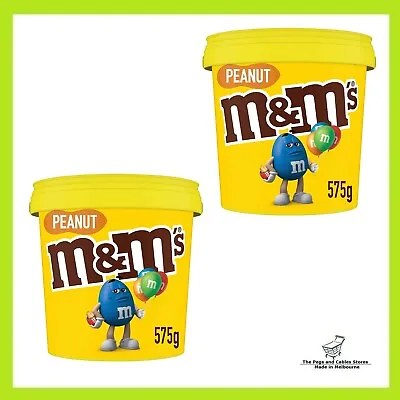 M&M's Peanut Chocolate Party Size Bucket (575g) X 2 Buckets • $30