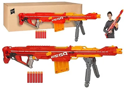 $179.10 • Buy Nerf Centurion Mega Toy Blaster With Folding Bipod 6-Dart Clip Ages 8+ Gun Fire