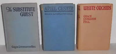 Lot Of THREE (3) Vintage Books By Grace Livingston Hill - Grosset & Dunlap HB VG • $10.95