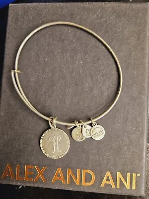 Alex And Ani Initial H Bangle Bracelet  • $0.99