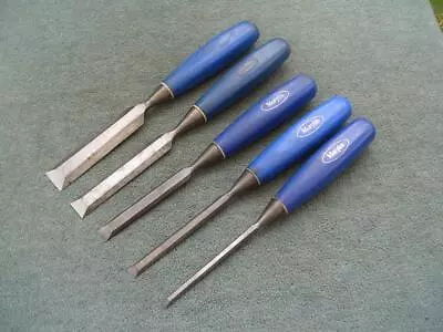 Set Of Five Bevel Edged Chisels By Marples. • $39.46