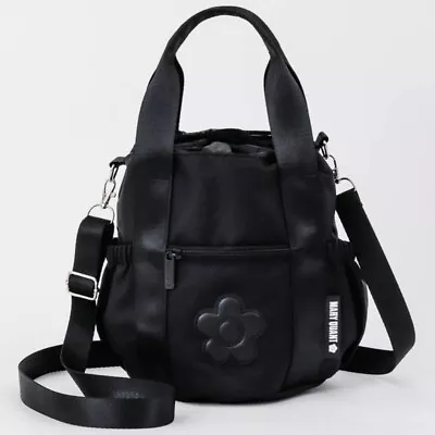 MARY QUANT 2way Bag Book Black Pockets 21x28x18cm Luxury Japan NEW • $64.91