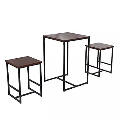 Novogratz Bungalow 3-Piece Pub Set Kitchen And Dining Room Table & Chairs • $99.99