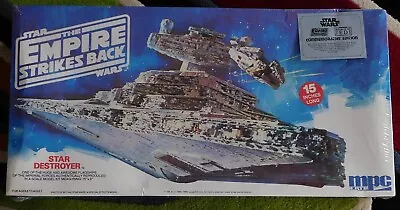 1989 Mib Mpc Star Wars Empire Strikes Back Star Destroyer Plastic Model Kit  • $55