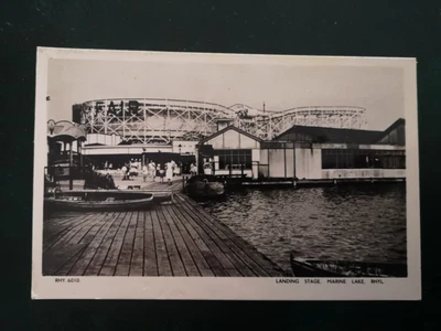 £0.99 • Buy Landing Stage, Marine Lake -Rhyl-Early 1900s Postcard