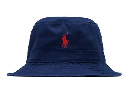 Polo Ralph Lauren Men's Cotton Chino Bucket Hat - Navy - Large / XL  New • $41.31