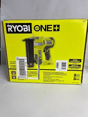 $95 • Buy New RYOBI 18V One+ Airstrike Cordless Brad Nailer 18GA P321 Tool Only