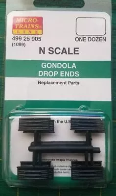 N Scale MICRO TRAINS 499 25 905 Gondola Drop Ends 1099  Parts  1 DZ • $11.50