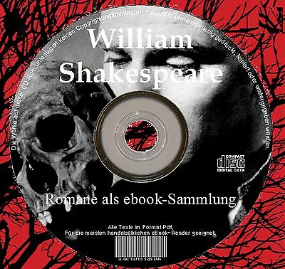 William SHAKESPEARE Ebook Sammlung CD Romeo Und Julia HAMLET King Lear Macbeth • £7.18