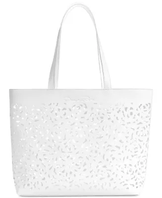 Oscar De La Renta-Fragrance-White Tote Bag Purse-(NEW WITH TAGS IN CLEAR BAG) • $35