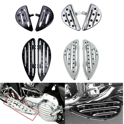 $46.98 • Buy Driver Passenger Floorboards Foot Pegs Fit For Harley Electra Glide Softail Dyna