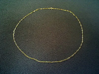 £21.99 • Buy 375 9CT YELLOW GOLD TRACE CHAIN 16.25   NECKLACE / 0.4g