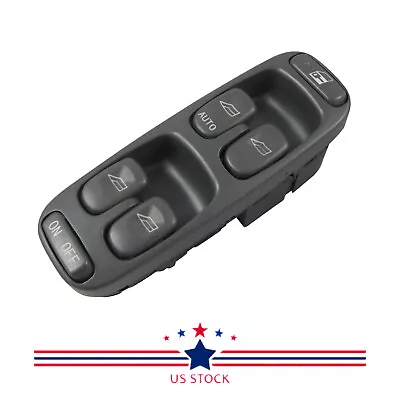 NEW Front LH Driver Side Master Power Window Switch For 1998-2000 Volvo S70 V70 • $24.88