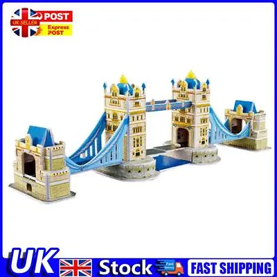Paper London Bridge Model Puzzle 3D DIY Jigsaw Children Educational Toys UK • £5.69