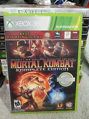 Mortal Kombat Komplete Edition (Microsoft Xbox 360 2012) • $15