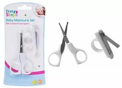Nail Clipper Baby Newborn Infant Manicure Safety Scissors Cutter Grooming • £3.29