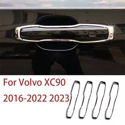 Fit For Volvo XC90 2016-2023 ABS Chrome Outside Car Door Handle Cover Trim 4PCS • $26.87