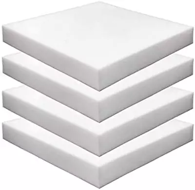 (4-Pack 1  X 20  X 20  HD Upholstery Foam High Density Foam (Chair Cushion Squar • $52.11