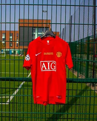 2007/08 Ucl Final Manchester United Cristiano Ronaldo Home Kit • £34.99