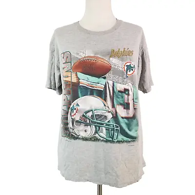 NFL Miami Dolphins Dan Marino Retirement Shirt Men's Large Vintage 1998 • $20.91