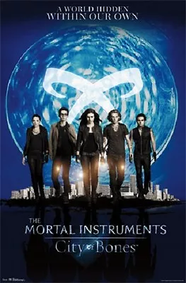 THE MORTAL INSTRUMENTS CITY OF BONES GROUP POSTER 22x34 NEW FAST FREE SHIPPING • $9.99