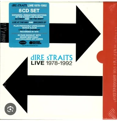 Dire Straits - Live 1978-1992💿 8 CD'sBox Set Remastered Art Cards New Sealed • $165