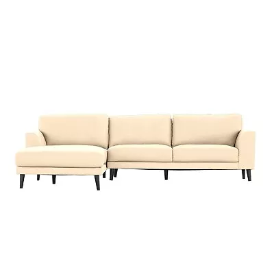 Modern Sectional Sofa W/ Left-Facing Chaise Top-Grain Leather L-Shape Sofa • $2049