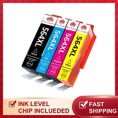 Printer Ink Cartridges For HP 564 564XL Photosmart 6510 6520 7510 7520 5510 5520 • $6.45