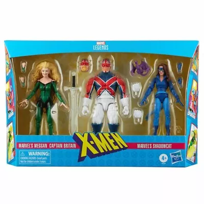 Hasbro Marvel Legends X-men 6  Meggan Captain Britain Shadowcat Excalibur Pack • $79.95