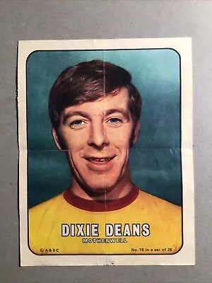 A & BC  Footballers Pin Ups  Scottish 1970  No 18  Dixie Deans  Motherwell • £15