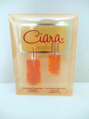 $20 • Buy Vintage Revlon Ciara Cologne Gift Box Set Concentrated 80 Strength New