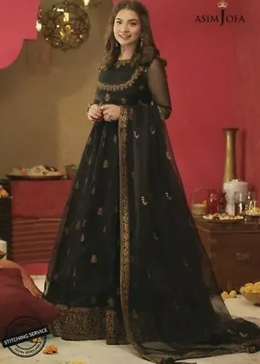 £79.99 • Buy Asim Jofa Original Stitched Eid/wedding/Party Dress Size S