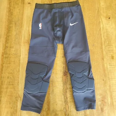Nike Lebron James CUSTOM Pro Basketball Compression Multi Padded Bottoms Blue • $49