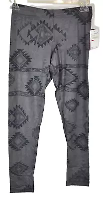 Women's Vigoss Grey Tribal Print Leggings Size S NWT • $18