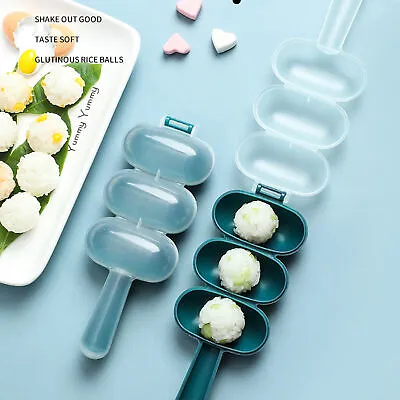 Rice Ball Shaker For Baby DIY Rice Baller Shakers Lunch Maker Mould Onigiri Mold • £6.39