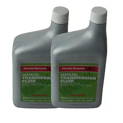 For Pair Set Of 2 Bottles Quarts Genuine Honda Manual Transmission Fluid MTF • $31.97