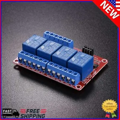 12V 4 Channel X Way Relay Module Maximum Load Module Triggered For Home DIY Use • $6.93