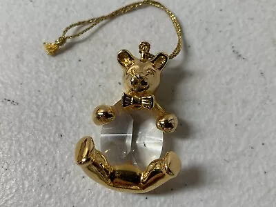 Vintage Swarovski Trimlite Crystal Teddy Bear Figurine • $24.99