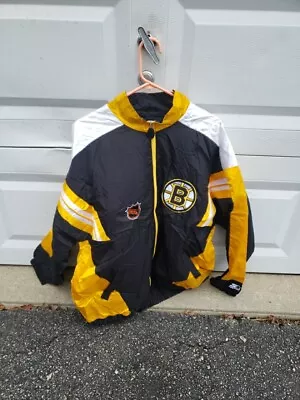 Vintage Starter Center Ice Boston Bruins Hockey Jacket NHL Adult XL 90’s NEW • $199.99