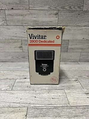 Vivitar 2800-D Auto Thyristor Electronic Flash *tested & Working* • $15