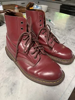 Vintage Burgundy Dr Marten Boots  • $40