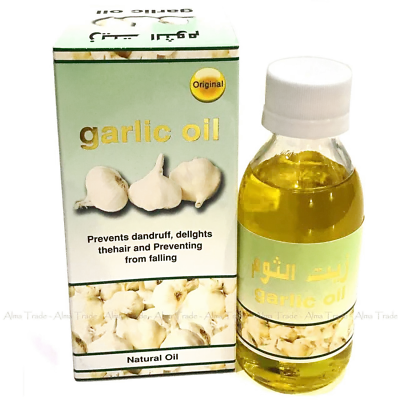 Garlic Oil Natural Prevent Hair Loss Falling Dandruff Treatment By Baqais 125ml • £9.85