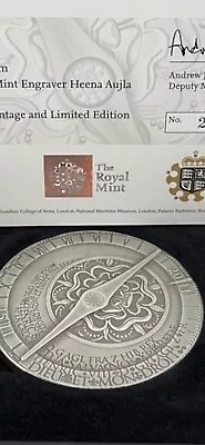 Royal Mint 2011 Silver Medal 5oz 65mm 155g COA • £140